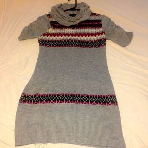 Sweater dress.